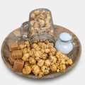 Terps Treasure The Popcorn Loft caramel popcorn gift tin with fine sea salt sprinkle, golden caramel coated kernels