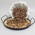 Butterfinger The Popcorn Loft popcorn snack cups with crushed candy bar coating and milk chocolate pieces
